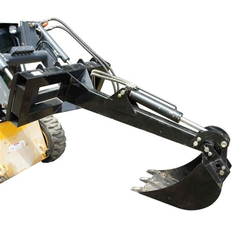 skid steer fronthoe excavator attachment thumb|Skid Steer Fronthoe Excavator Attachment with Optional Bucket .